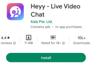 heyy ladkiyon se free video call app