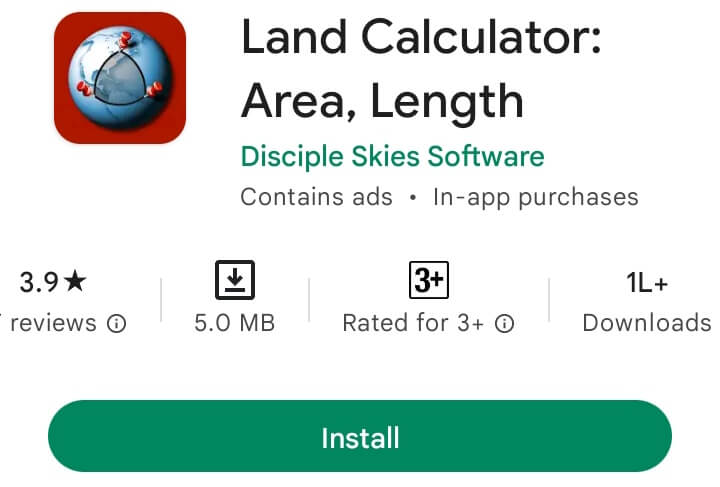 Land calculator jameen naapne ka app